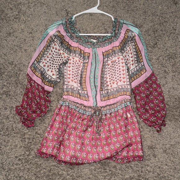 Diane Von Furstenberg boho peasant top - Picture 3 of 5